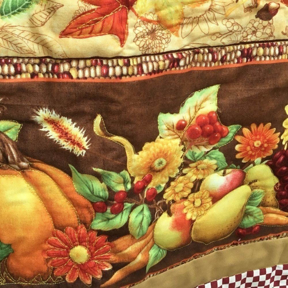 NWT Hand Crafted Quilted Fall Wall Hanging/Runner - Picture 6 of 11